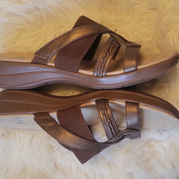 Yuu Brown Leather Sandals with Braided Straps - Picture 2 of 4